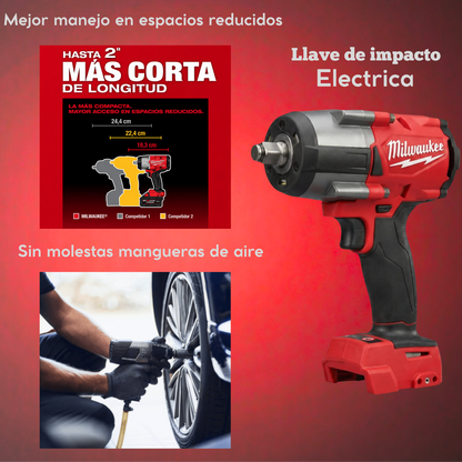 Pistola de impacto Milwaukee de 1/2¨